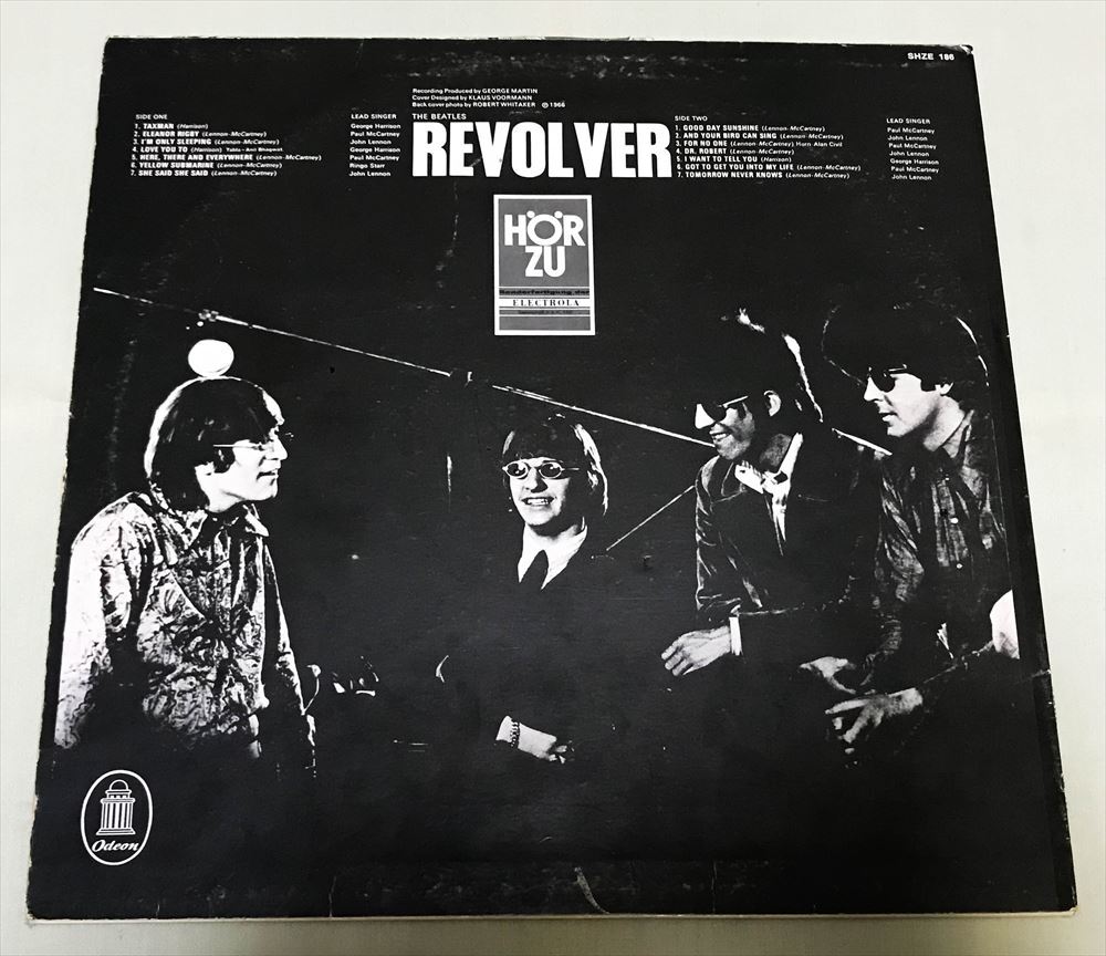 ◆ドイツLP◆ THE BEATLES / REVOLVER ◆コーティングジャケット/ODEON & HORZU青ラベル_画像3