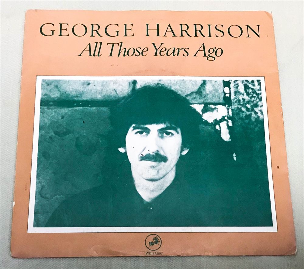 ◆ベルギーORG◆ GEORGE HARRISON / ALL THOSE YEARS AGO ◆貴重ジャケット付きの画像1