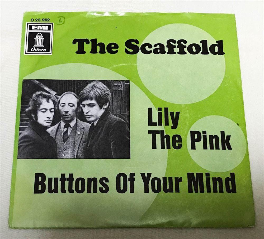 ◆68年 ドイツORG◆ THE SCAFFOLD / LILY THE PINK ◆貴重ジャケット付き/ODEON緑ラベル/PAUL McCARTNEY_画像1