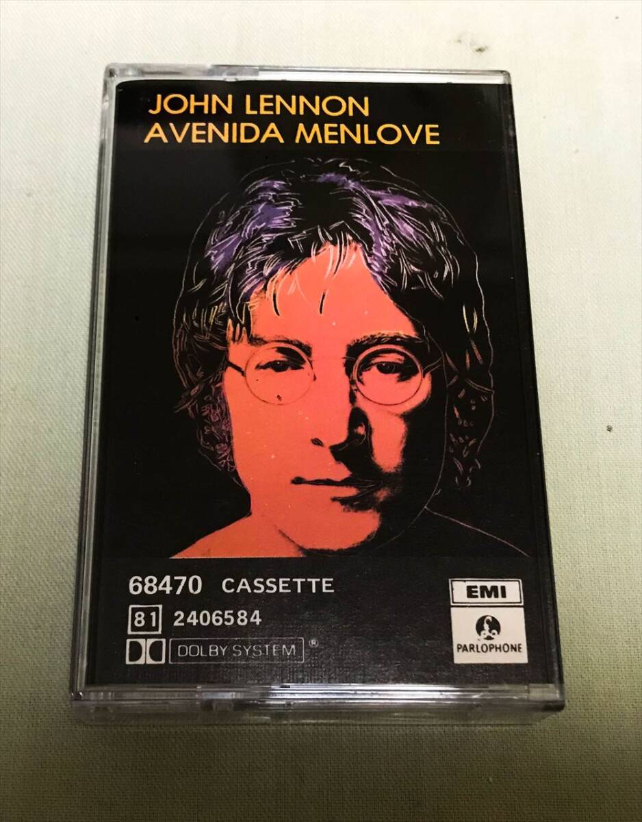 ◆アルゼンチンORG カセットテープ◆ JOHN LENNON / AVENIDA MENLOVE (MENLOVE AVE) ◆_画像1