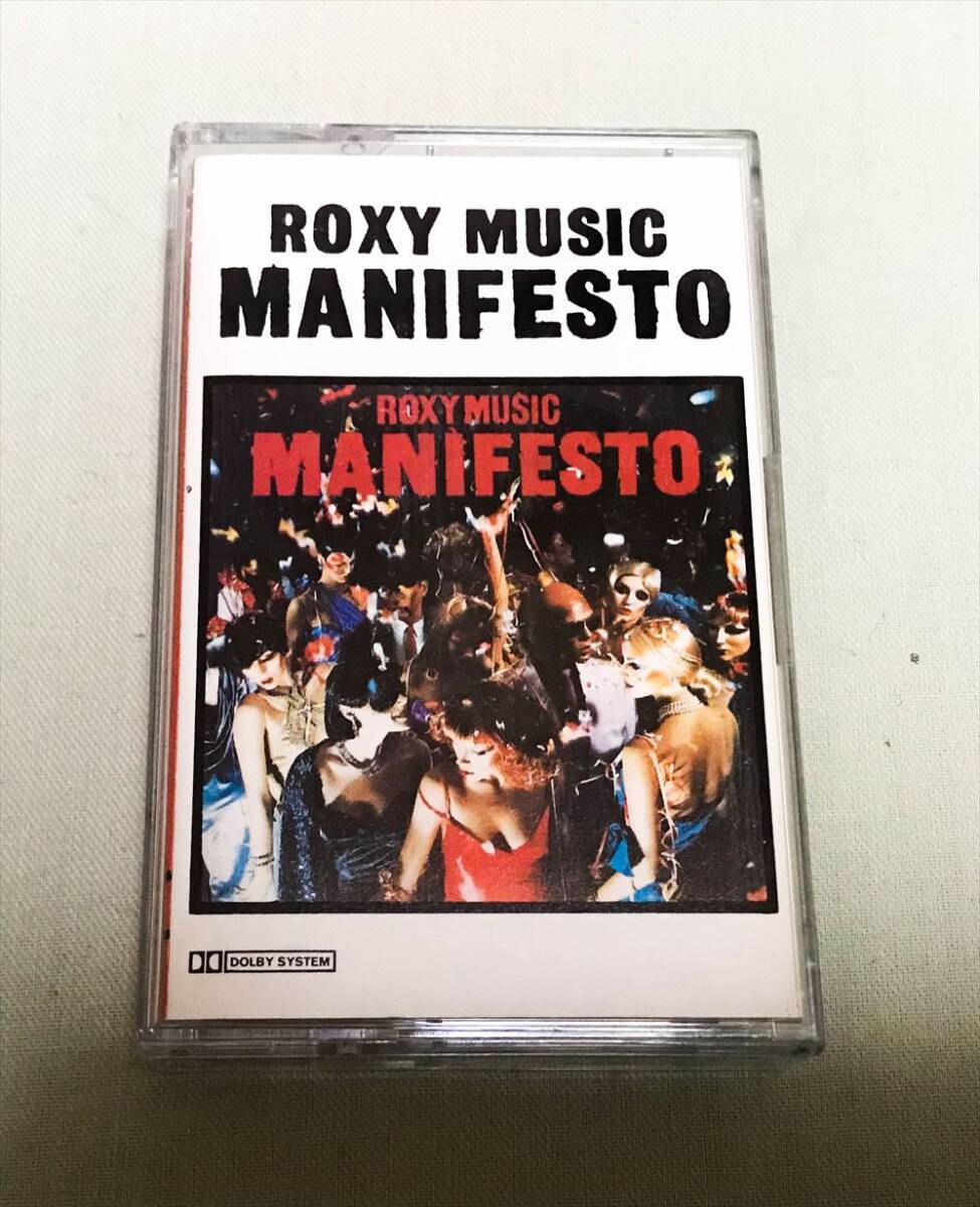 ◆UK ORG カセットテープ◆ ROXY MUSIC / MANIFESTO ◆_画像1