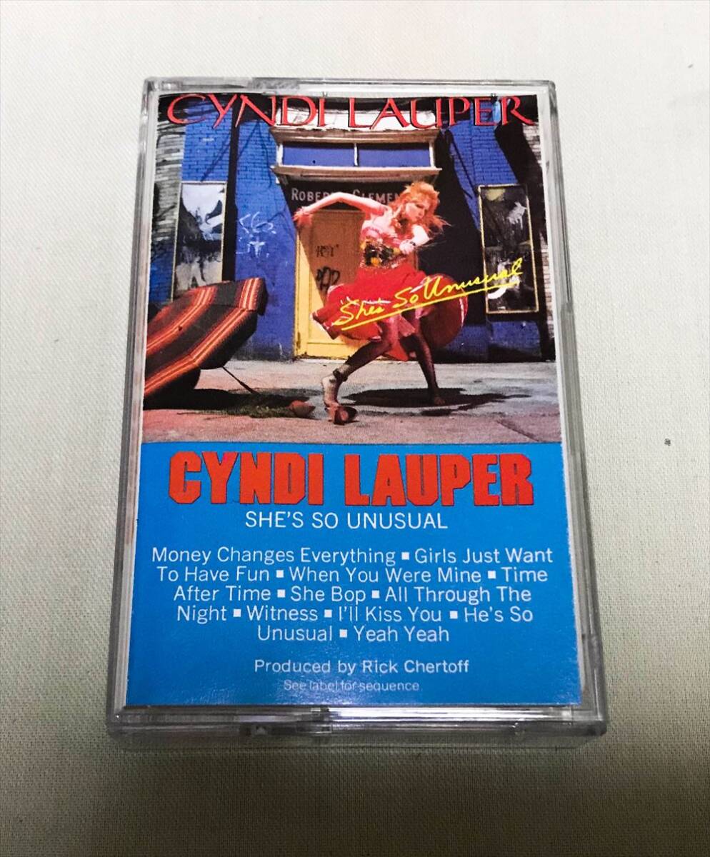 ◆US ORG カセットテープ◆ CYNDI LAUPER / SHE'S SO UNUSUAL ◆N.Y.ダンステリア_画像1