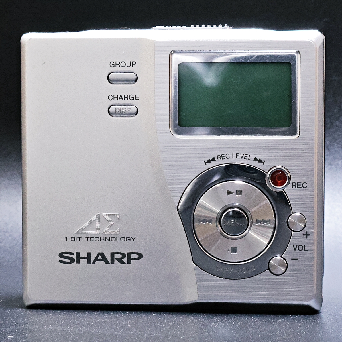 【2点セット】SHARP MD-DR77-S シャープ ポータブルMDレコーダー プレーヤー シルバー 003FEZFI04の画像4