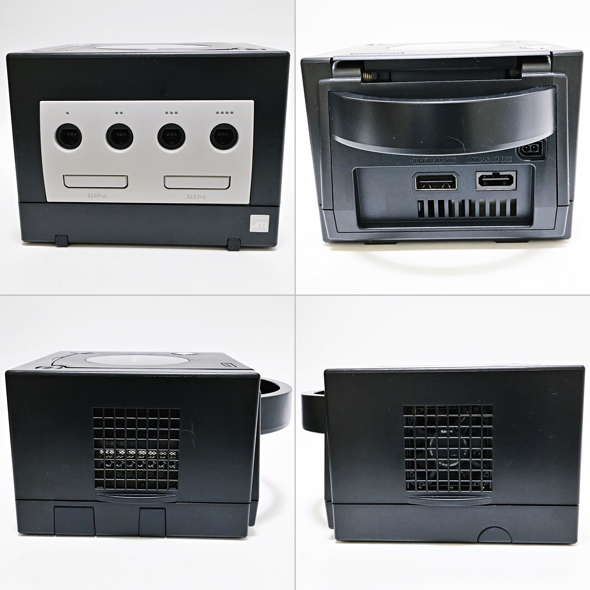 Nintendo GAMECUBE DOL-001 任天堂 ニンテンドー ゲームキューブ ブラック コントローラー ACアダプター 箱付き 008FCZFI13の画像2