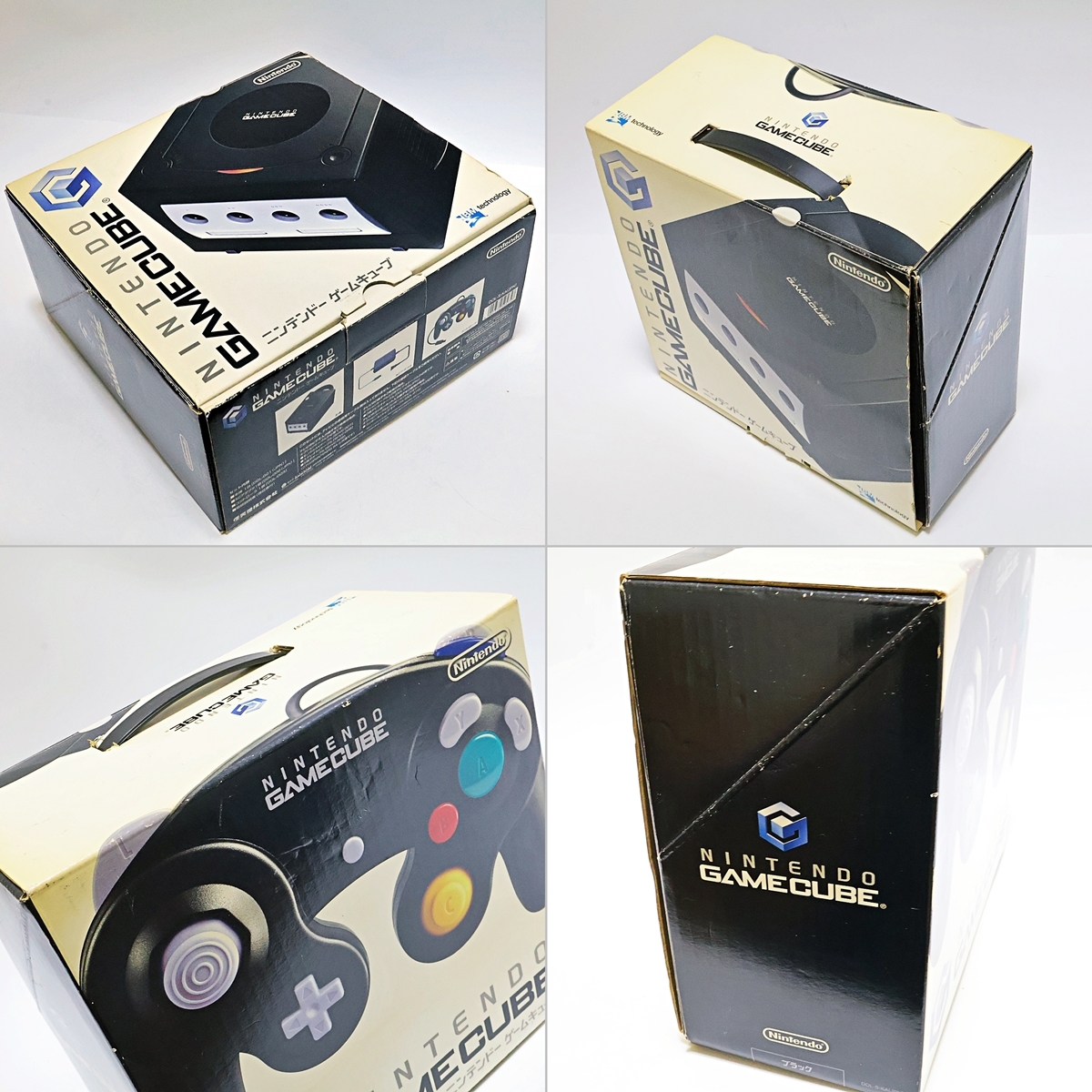 Nintendo GAMECUBE DOL-001 任天堂 ニンテンドー ゲームキューブ ブラック コントローラー ACアダプター 箱付き 008FCZFI13の画像10