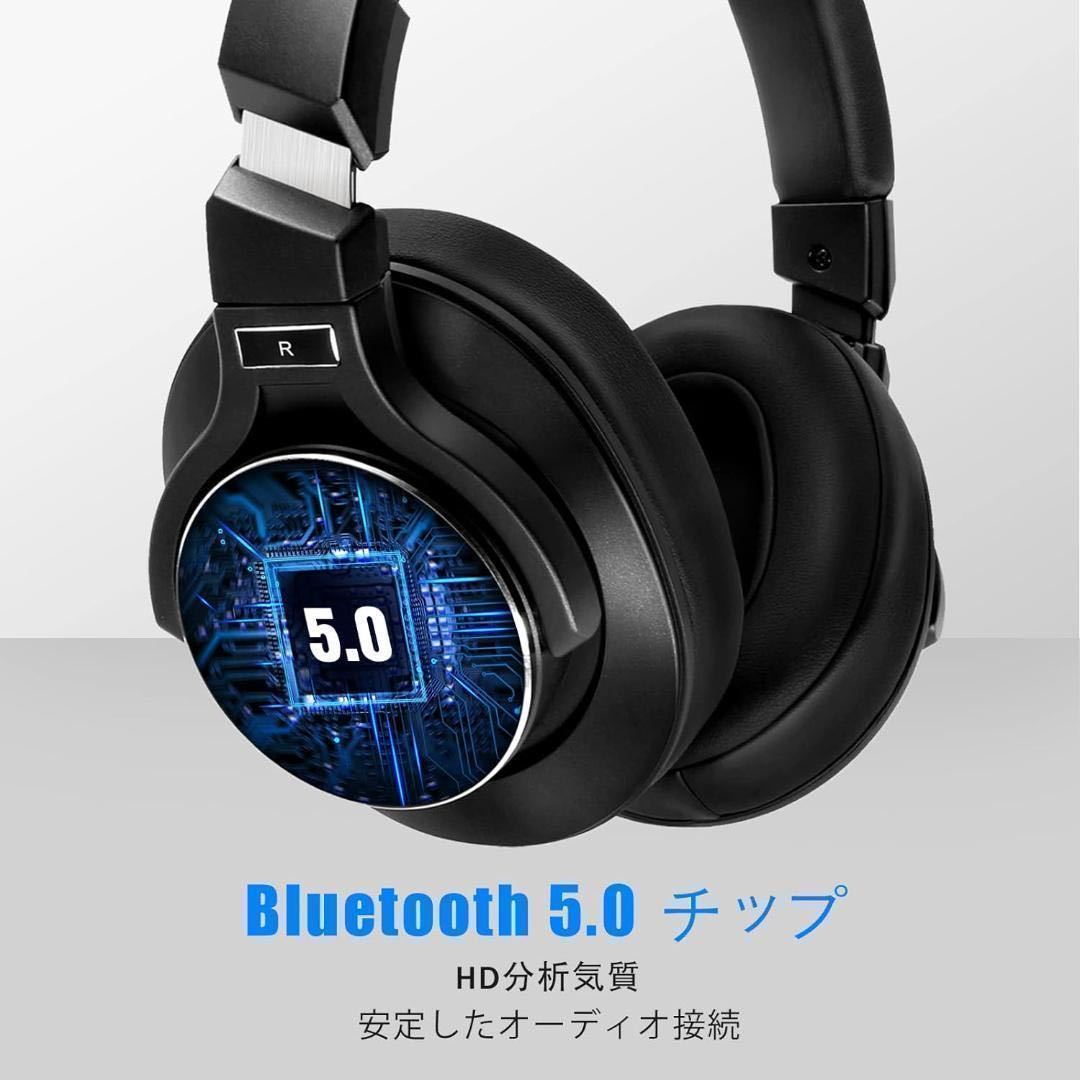 ワイヤレスヘッドホン ノイズキャンセリング オーバーイヤー型 Bluetooth_画像7