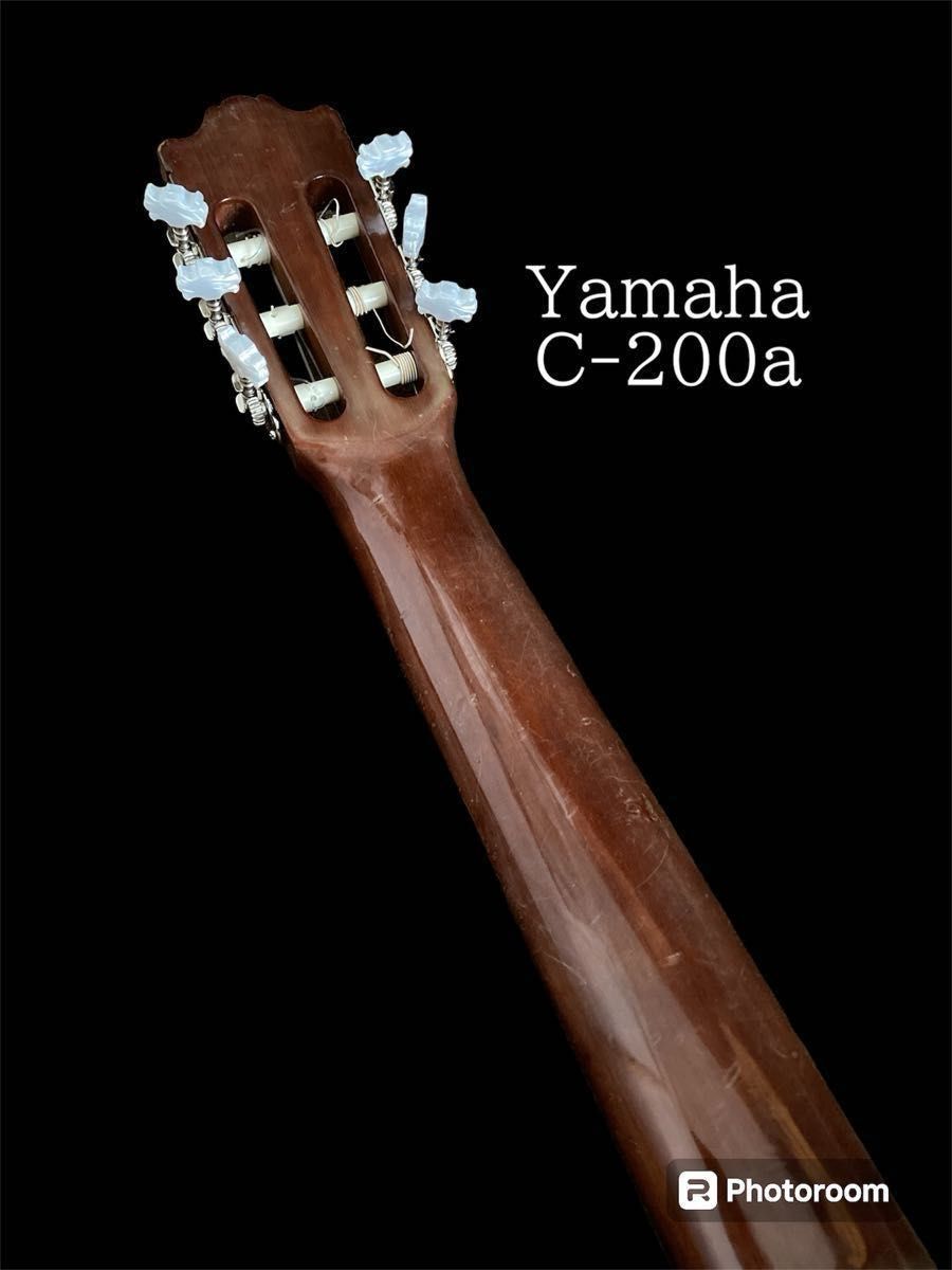 大きく、重厚な倍音！Yamaha、ヤマハクラッシックギター、C-200A、ダダリオ新弦、ペグ交換済み！動画を見て下さい♪送料無料！