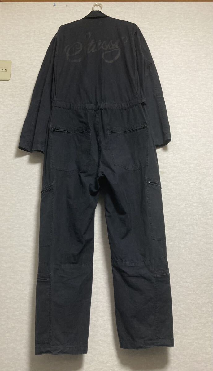 stussy ツナギ 黒 ブラック ステューシー ミリタリー 90s 00s stussy ツナギ 黒 ブラック ステューシー ミリタリー 90s 00s