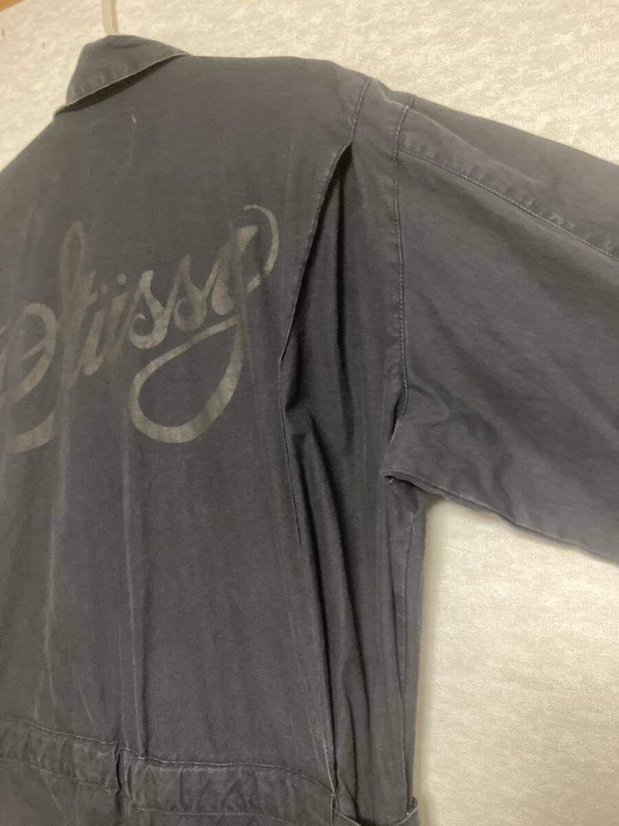 stussy ツナギ 黒 ブラック ステューシー ミリタリー 90s 00s stussy ツナギ 黒 ブラック ステューシー ミリタリー 90s 00s