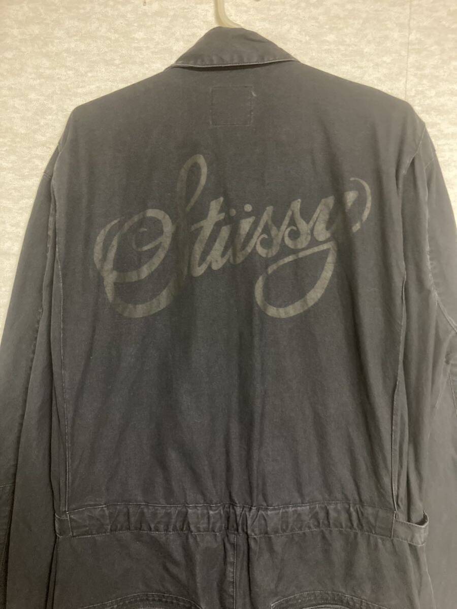 stussy ツナギ 黒 ブラック ステューシー ミリタリー 90s 00s stussy ツナギ 黒 ブラック ステューシー ミリタリー 90s 00s