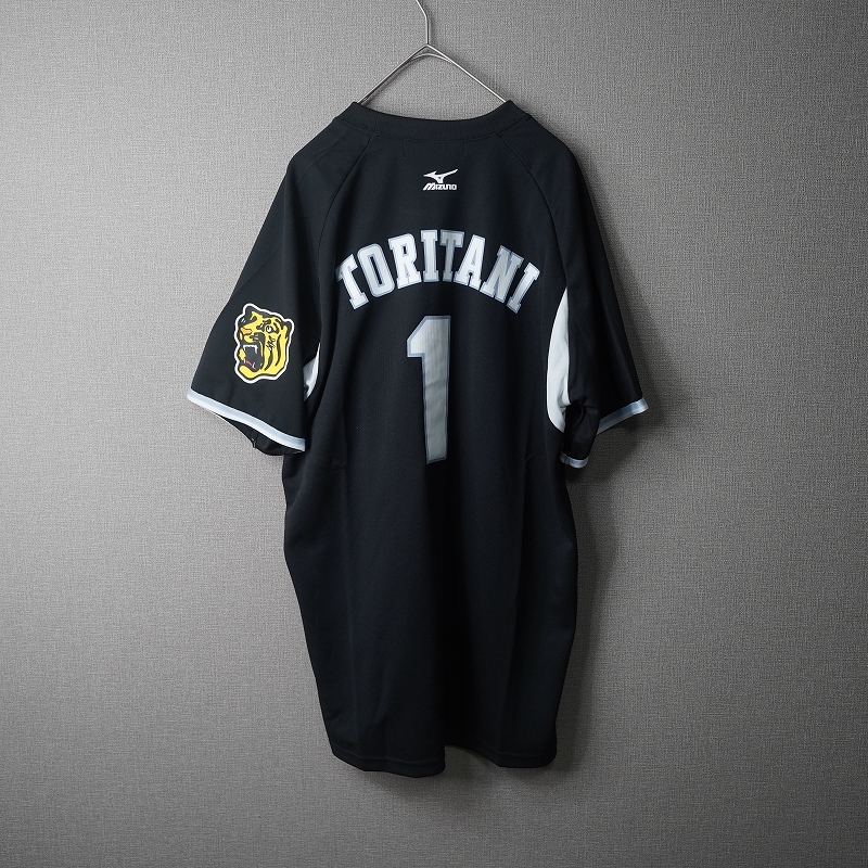 阪神タイガース 鳥谷敬 ユニフォームTシャツ ビジター 黒 L 阪神タイガース 鳥谷敬 ユニフォームTシャツ ビジター 黒 L