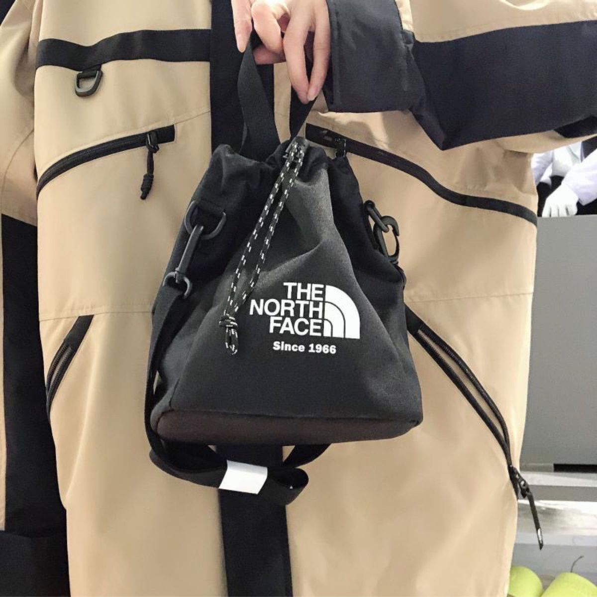 THE NORTH FACE ザノースフェイス 2WAY巾着ミニショルダーバッグ