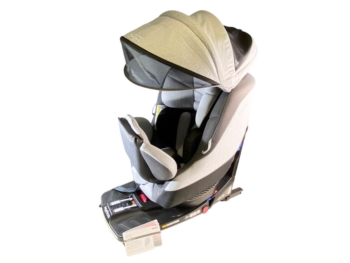 * beautiful goods Aprica Aprica child seat kru lilac chair type rotary ISOFIX premium newborn baby baby seat secondhand goods present condition goods control TO335