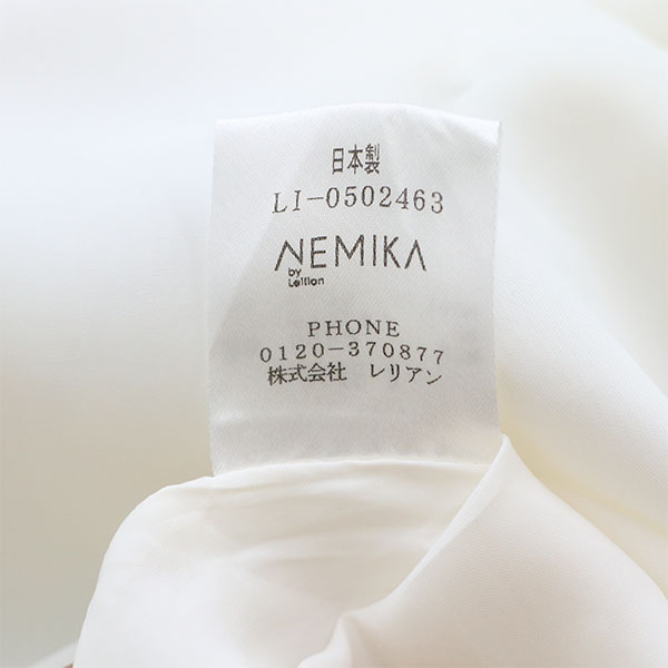 レリアン Leilian NEMIKA フラワー ワンピース コットン他 グリーン フラワー柄 表示サイズ2 【yy】【中古】4000065801004781_画像8