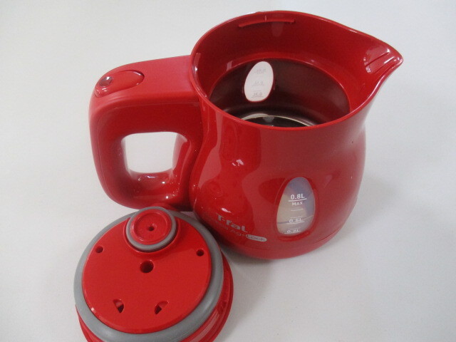 [ secondhand goods ]ti fur ru electric kettle 0.8La pre siae-ji-* plus ruby red KO4305JP *2024H1YO2-MIX11J-841