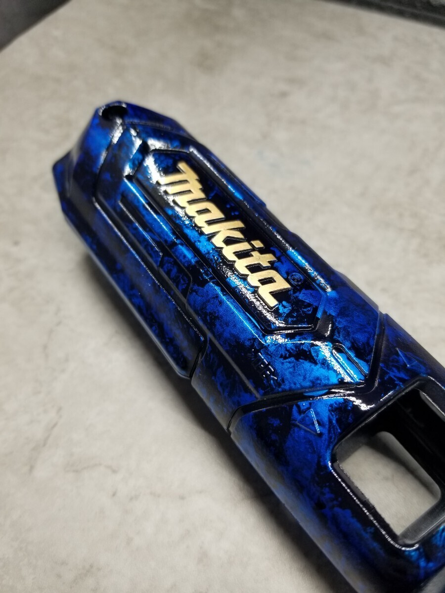 Makita TD022D ハウジング カスタムペイント ラップ塗装 ペンインパクト ペンドライバー マキタ 腰道具 ニックス ハイエース 職人の画像6