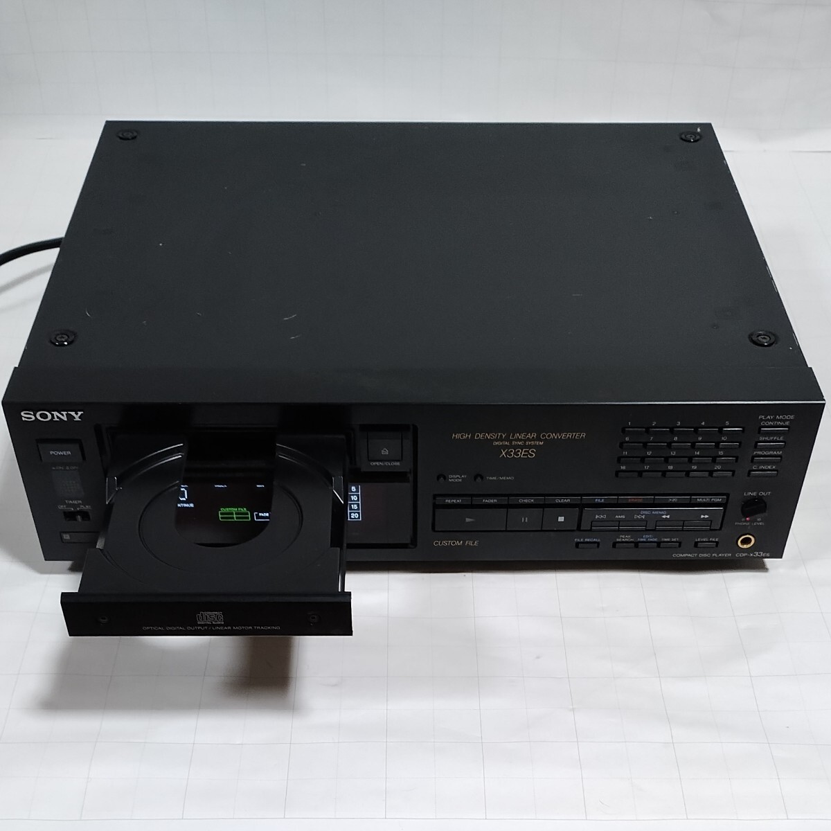 [ free shipping ]SONY Sony *CDP-X333ES CD player Junk 