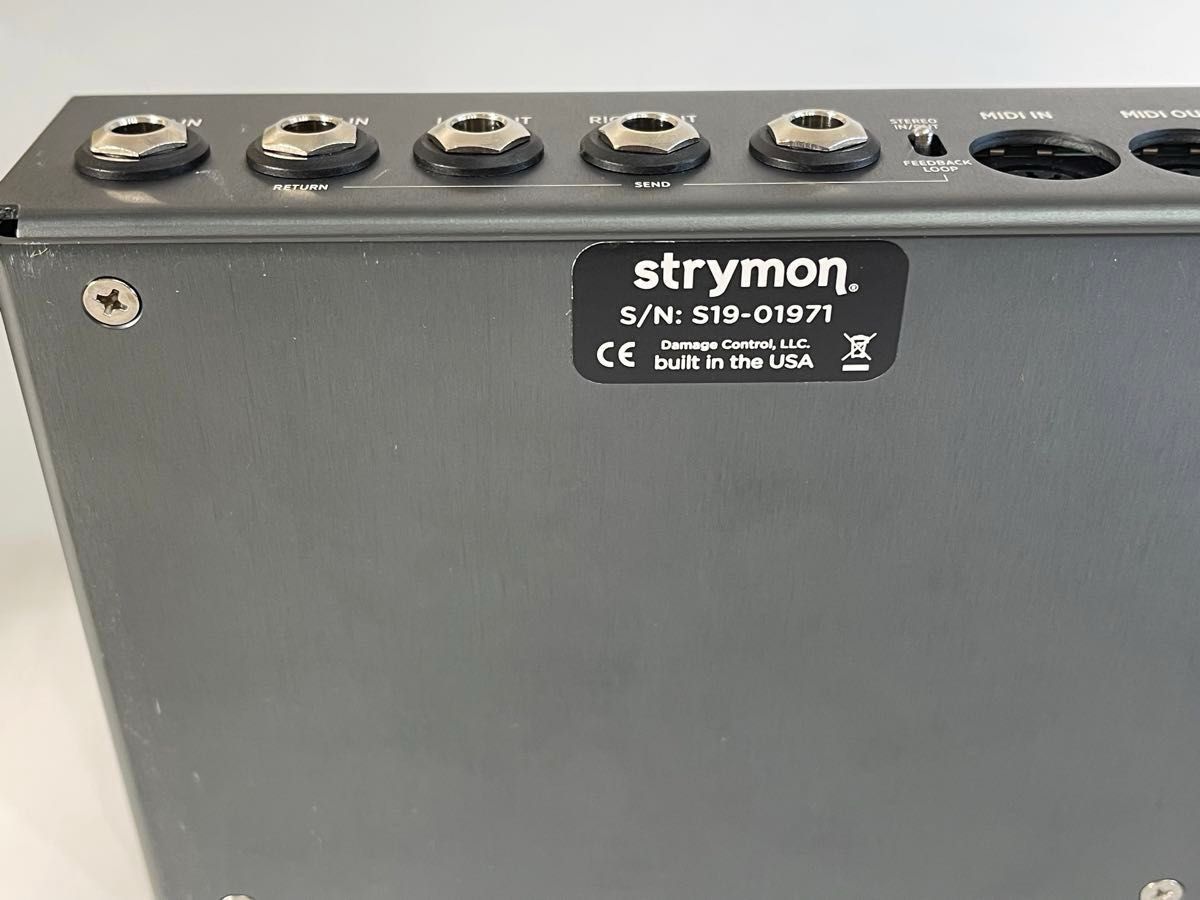 strymon ストライモンTIMELINE DELAY unit 純正電源アダプター付 strymon ストライモンTIMELINE DELAY unit 純正電源アダプター付