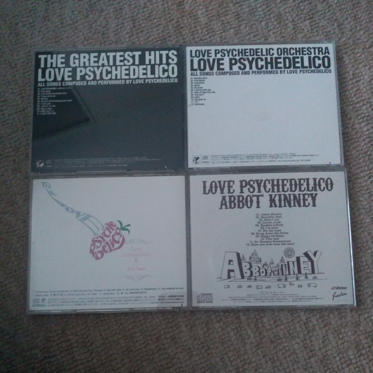 LOVE PSYCHEDELICO ラブサイケデリコ CD セット LOVE PSYCHEDELIC ORCHESTRA THE GREATEST HITS LOVE PSYCHEDELICO III ABBOT KINNEY_画像2