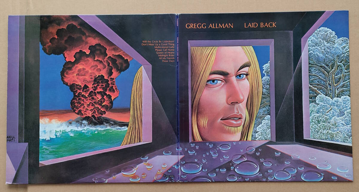 Gregg Allman / LAID BACK / P-8396W / the ALLMAN BROTHERS BAND / 国内盤LP / 中古 / グレッグ・オールマン / レイドバック_画像3