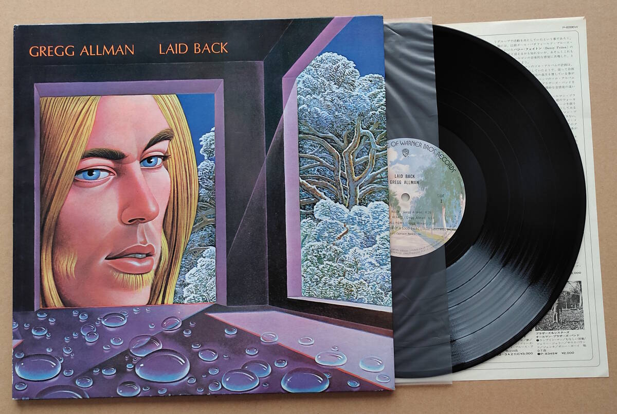 Gregg Allman / LAID BACK / P-8396W / the ALLMAN BROTHERS BAND / 国内盤LP / 中古 / グレッグ・オールマン / レイドバック_画像1