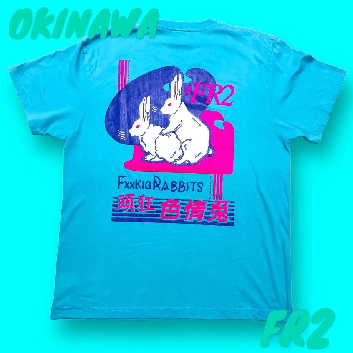 限定カラー】FR2 バックプリント 頭狂色情兎 月桃 即完売 入手 限定カラー】FR2 バックプリント 頭狂色情兎 月桃 即完売 入手