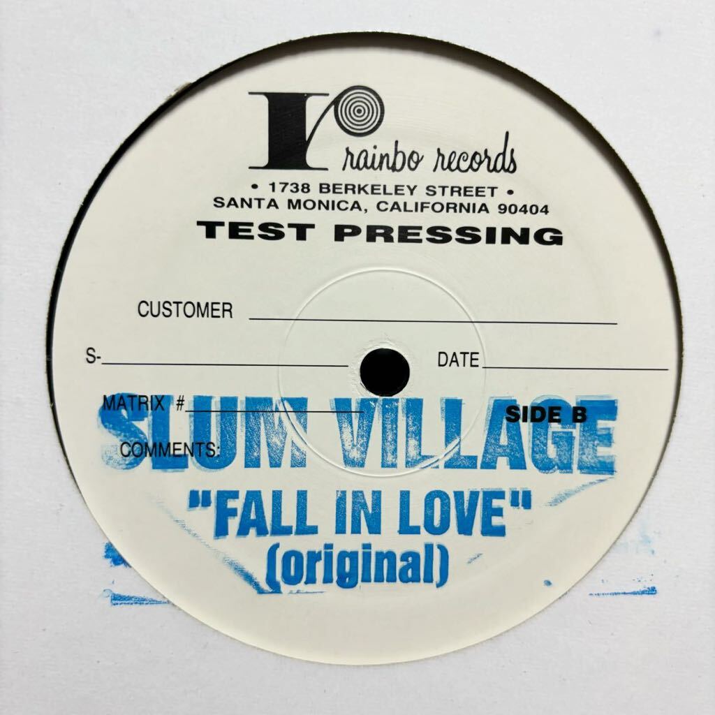 【US ORIGINAL PROMO】 Slum Village / Fall In Love (The Remix) jay dee j dilla_画像1