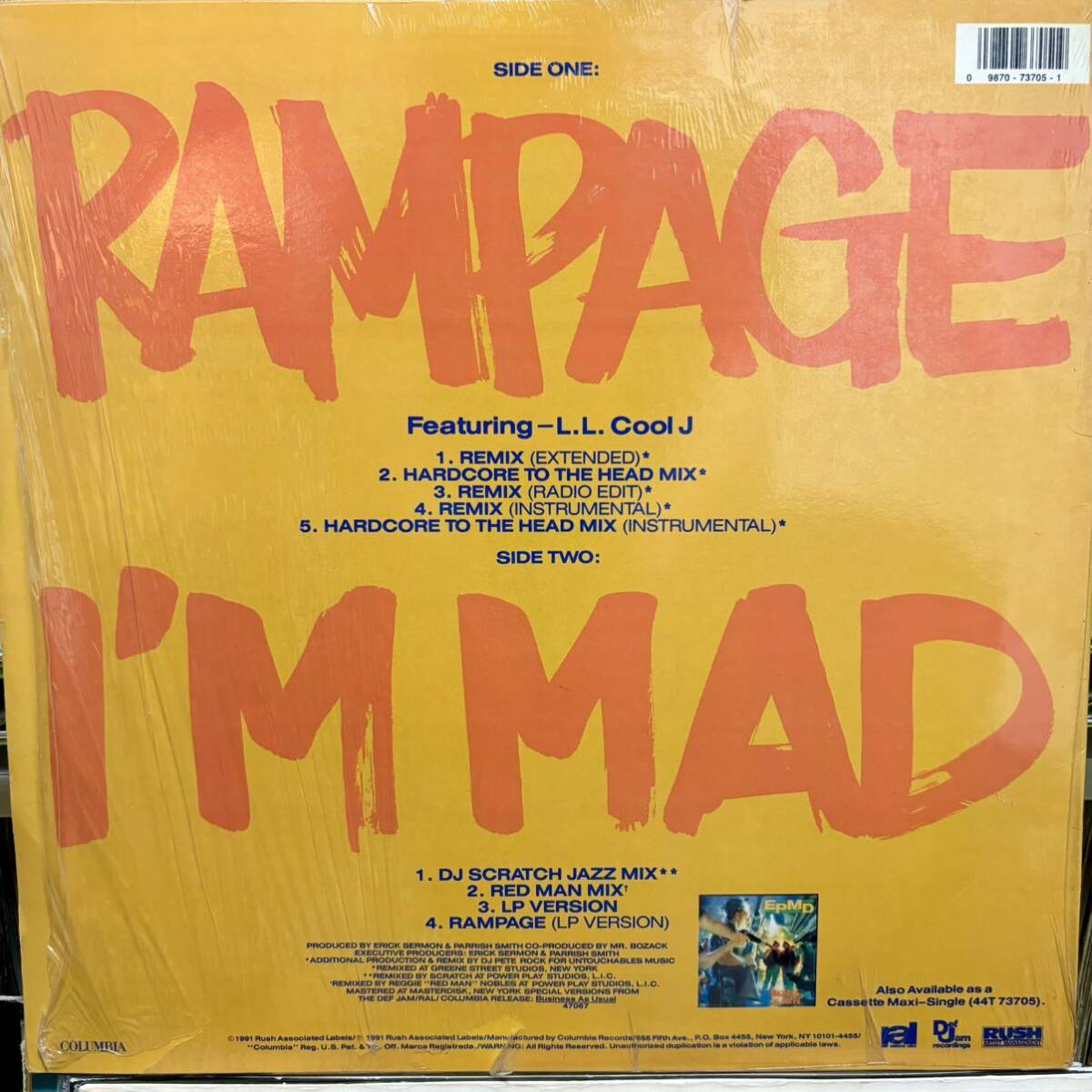 【US ORIGINAL】 EPMD / Rampage !! pete rock erick sermon_画像2