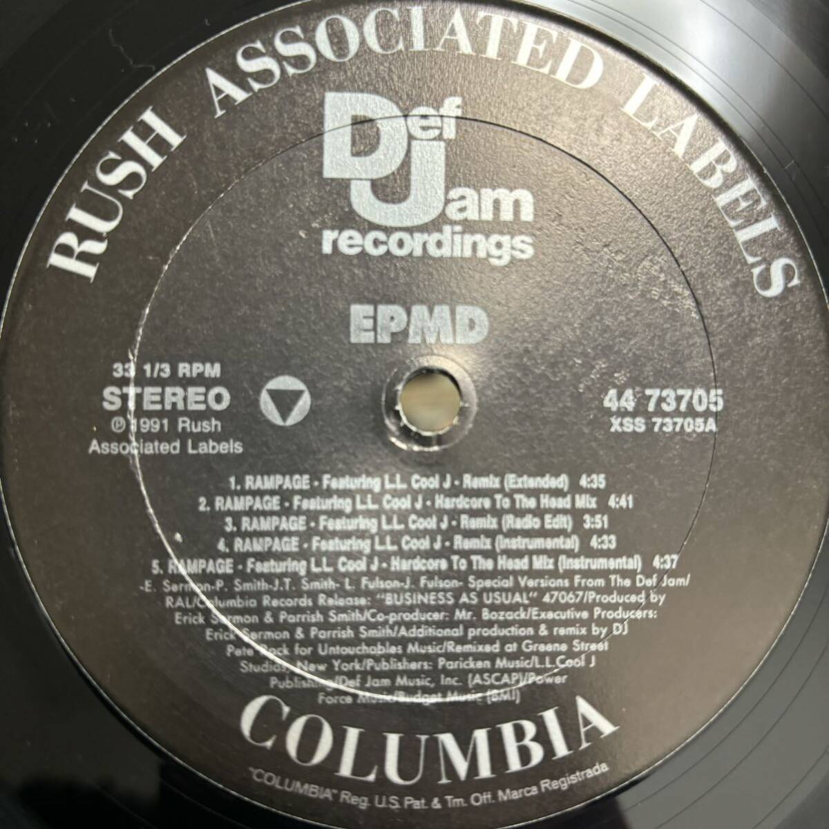 【US ORIGINAL】 EPMD / Rampage !! pete rock erick sermon_画像3