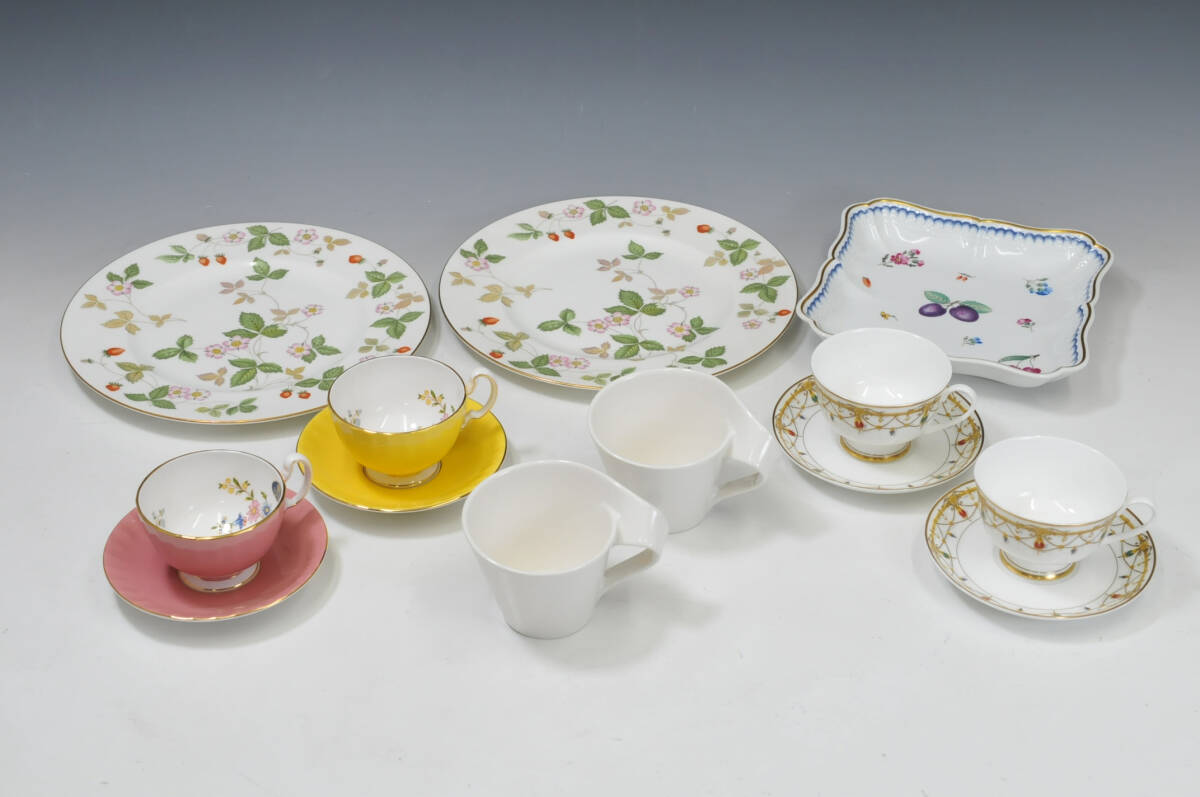  ceramics and porcelain summarize cup & saucer plate etc. Villeroy Boch * Aynsley *ji paste etc. paper box 240416-5