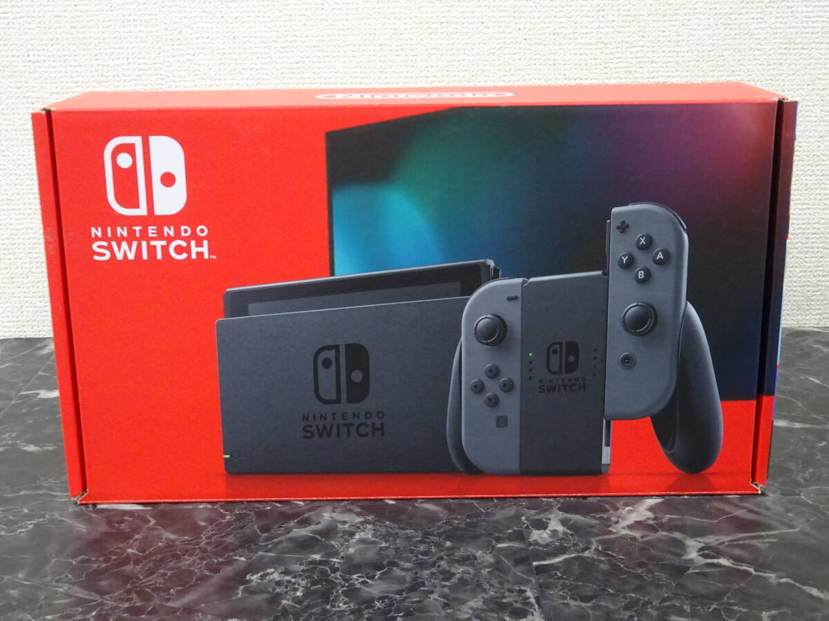 【ゲーム機本体】 NINTENDO SWITCH Joy-Con(L)/(R) グレー 中古 / ニンテンドー スイッチ 本体_画像1