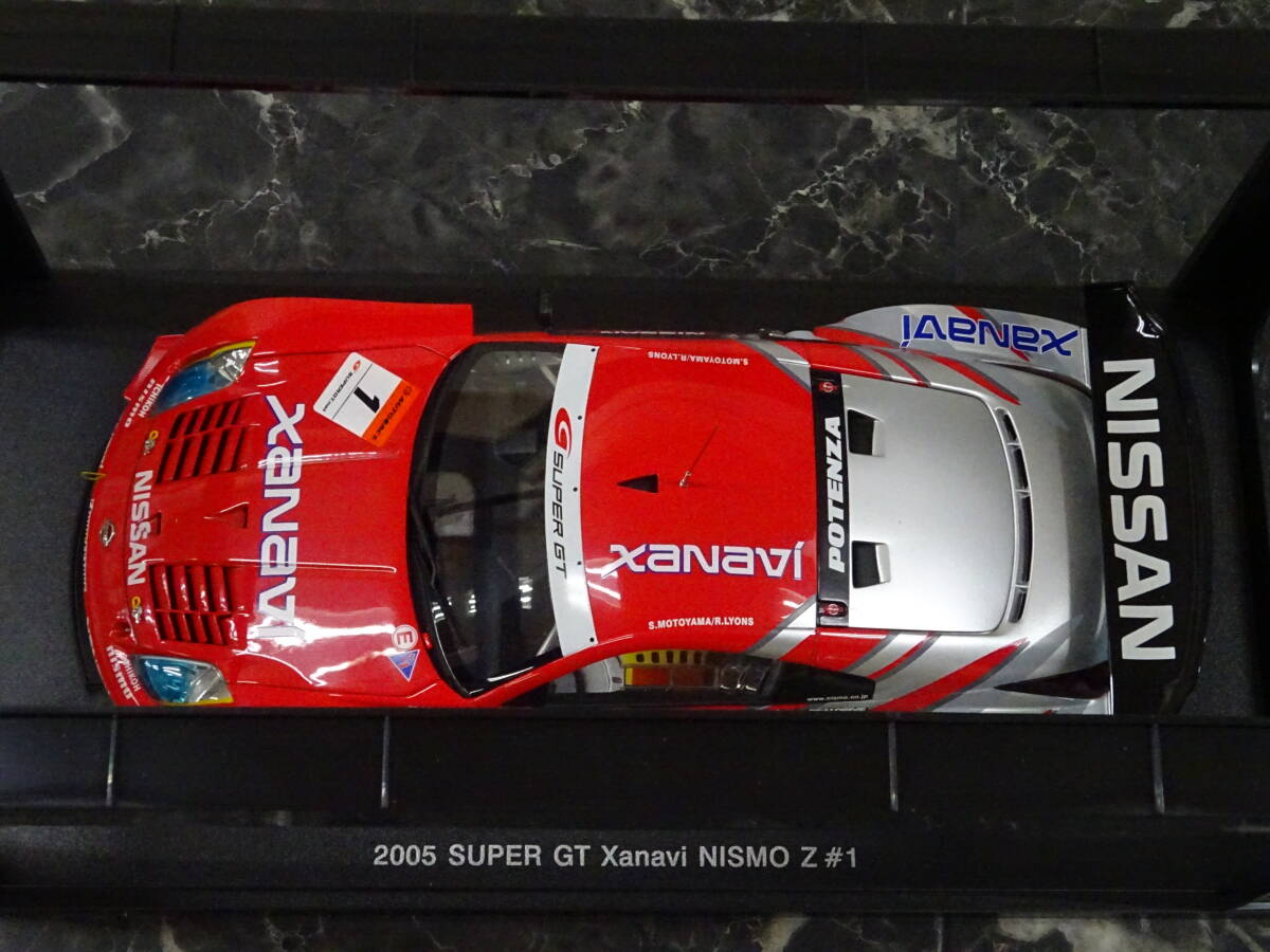 【ミニカー】 AutoArt 1/18 NISSAN FAIRLADY Z SUPER GT 2005 Xanavi NISMO BRIDGESTONE #1 開封 / オートアート_画像7