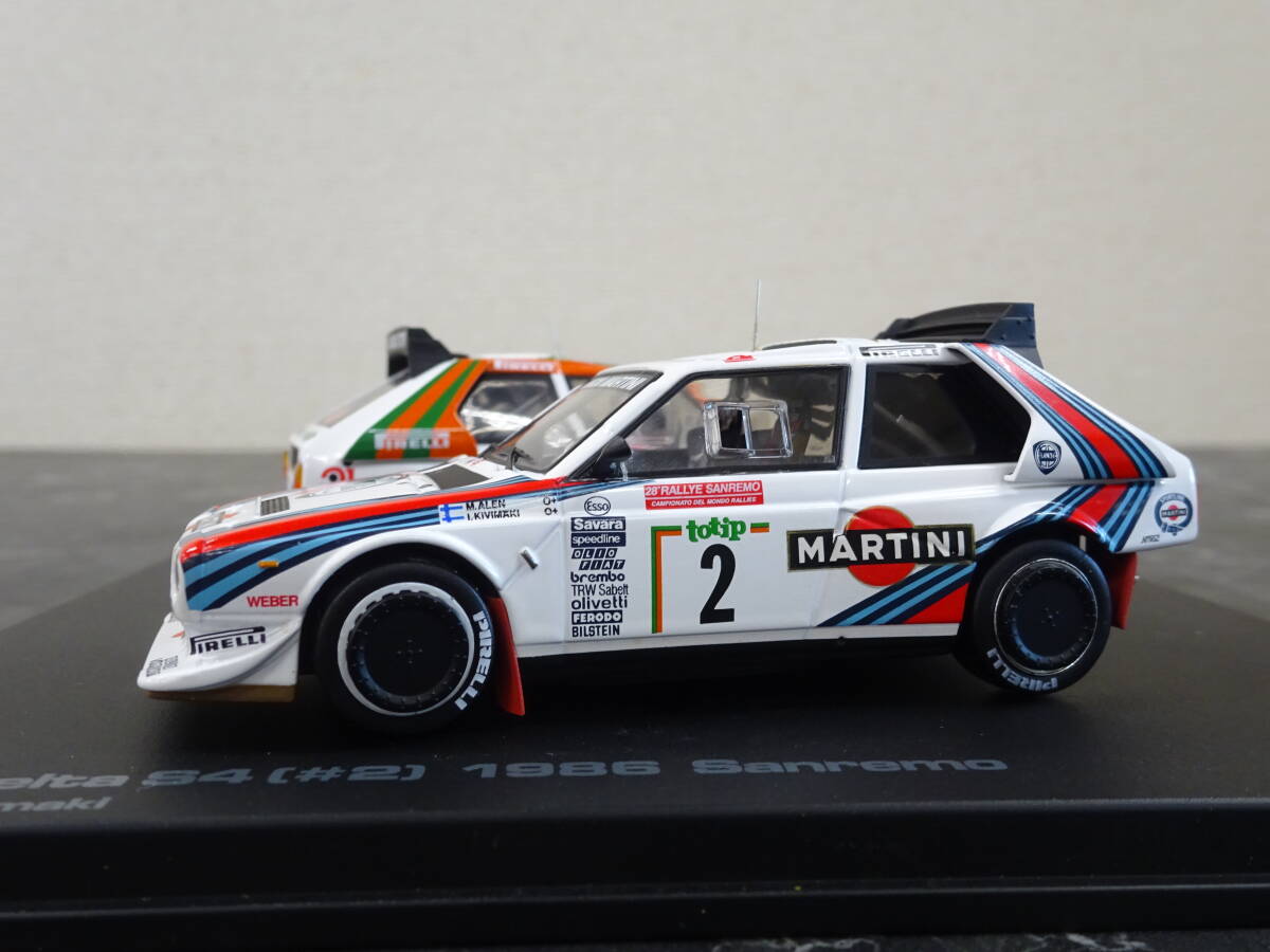 【ミニカー】 1/43 ランチア デルタ S4 1986 サンレモセット 開封_画像4