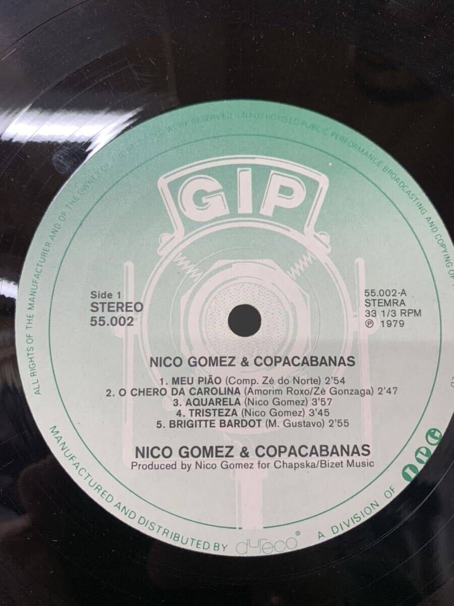 original NICO GOMEZ & COPACABANAS Netherlands 1979 GIP 55.002 オリジナル LP フリーソウル　オルガンバー_画像3