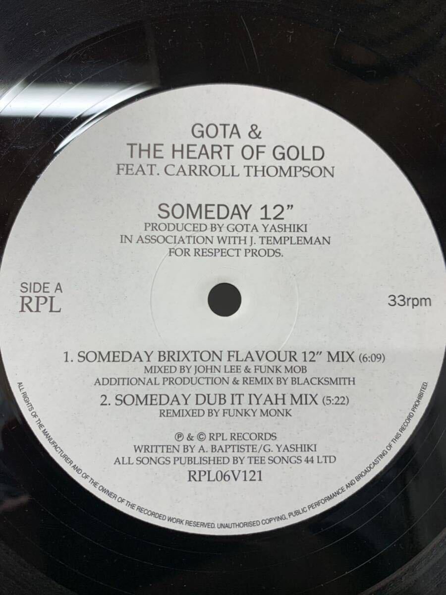 Gota & The Heart Of Gold Someday RPL Records (44) Ltd RPL06V121 UK 1994 ACID JAZZ フリーソウル サバービア オルガンバー_画像3