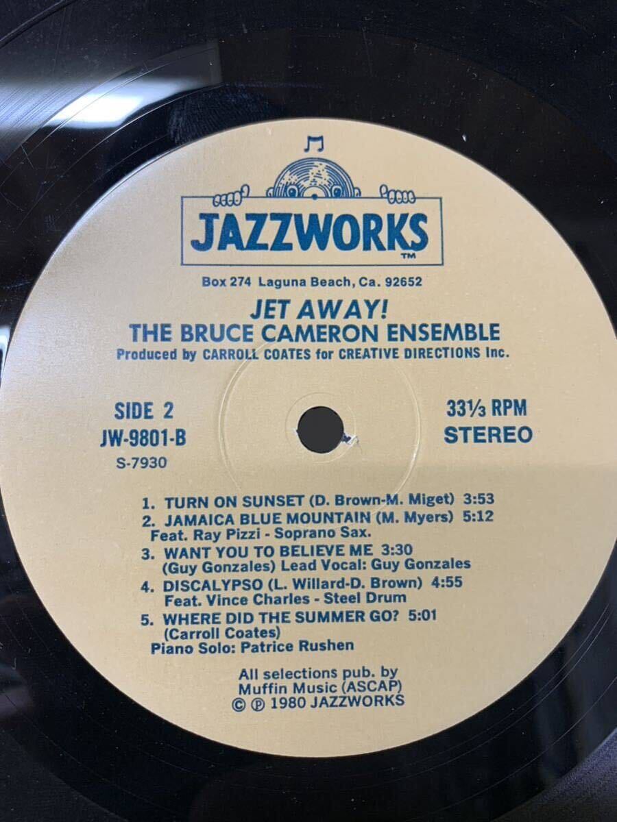 The Bruce Cameron Ensemble Jet Away Jazzworks JW-9801 US 1985 フリーソウル サバービア オルガンバー_画像4