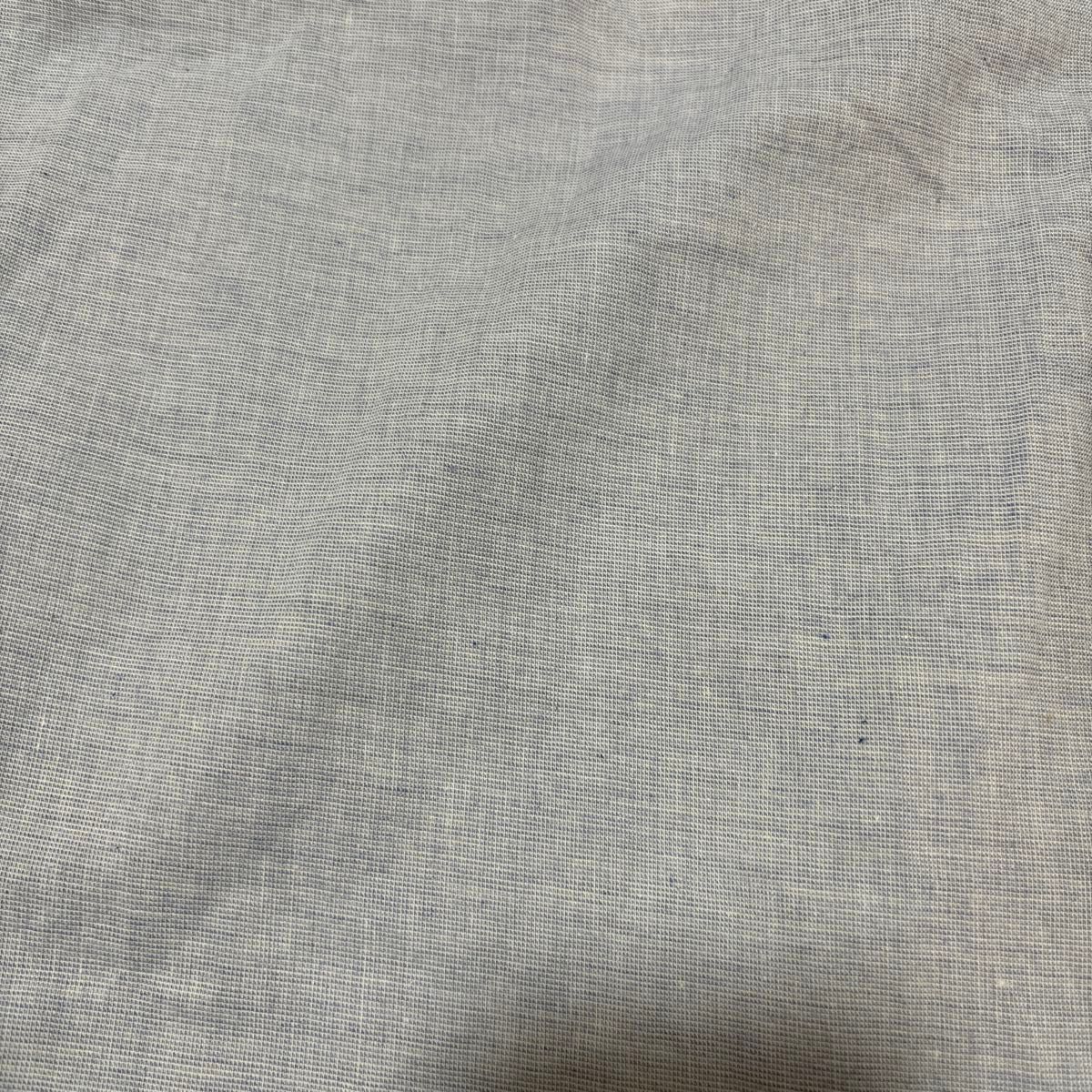 【新品未使用品】ノースリーブ　ブルー　タイフロント　コットン　シャツ