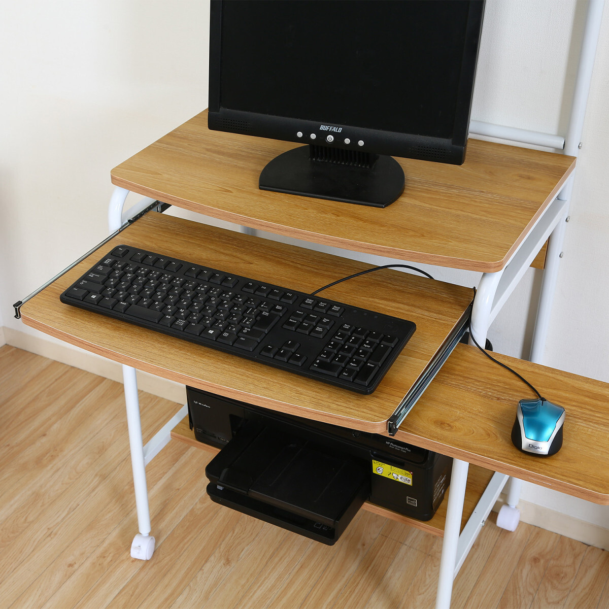  computer desk Work desk width 60cm depth 48cm natural [ new goods ][ free shipping ( one part region excepting )]