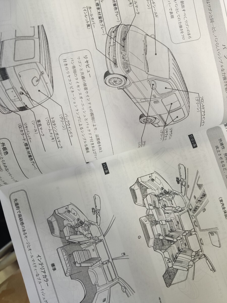  Toyota Hiace Regius инструкция по эксплуатации новой машины сервисная книжка руководство по обслуживанию HIACE REGIUS 1997 старый машина инструкция обслуживание TOYOTA