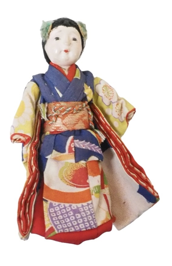  retro atmosphere . charm. excellent article! Meiji ~ Taisho period Vintage hand made Japanese doll 3 body set TTH605