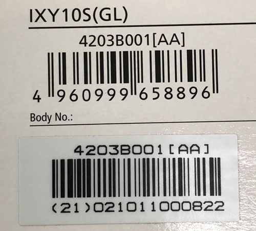 《ジャンク扱い》Canon IXY10S 【コンパクトデジタルカメラ】【製造番号 : 021011000822】店頭/他モール併売《家電・山城店》◆A2485_画像5