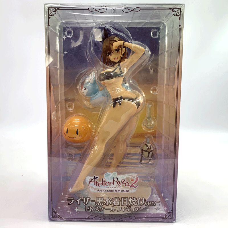 パネライ 希少 スピリテイル 1/6 〜失われた伝承と秘密の妖精」/併売《フィギュア・山城店》O4115 -黒水着日焼けver.-「ライザのアトリエ2 ライザ その他