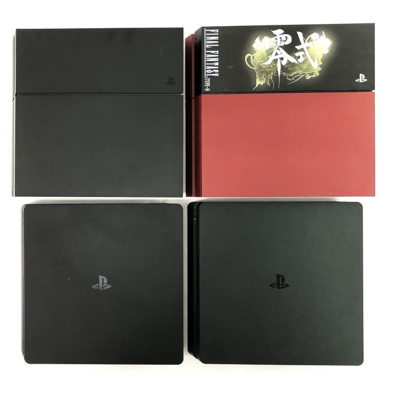{ Junk } PlayStation 4 body only 4 pcs. set PS4/PlayStation4/ PlayStation 4/ shop front / other molding selling together { game * mountain castle shop }B045