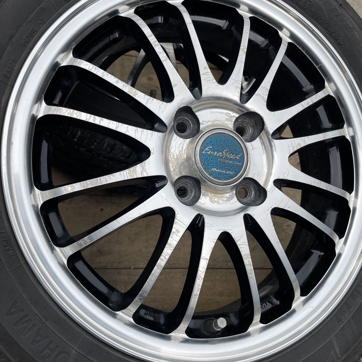 EURO SPORT ホイール15×4.5J 4穴 PCD100 4本セット　_画像3