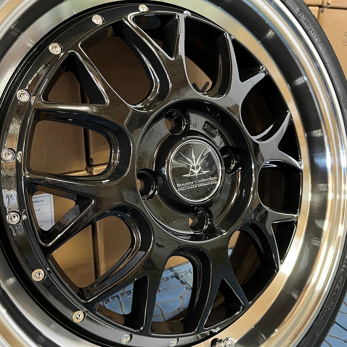 ダイハツ ハイゼットバン 軽自動車 軽用 BD00 16インチ クムホ HS51 タイヤホイールセット 4本セット 165/40R16 165/45R16 165/50R16_画像4