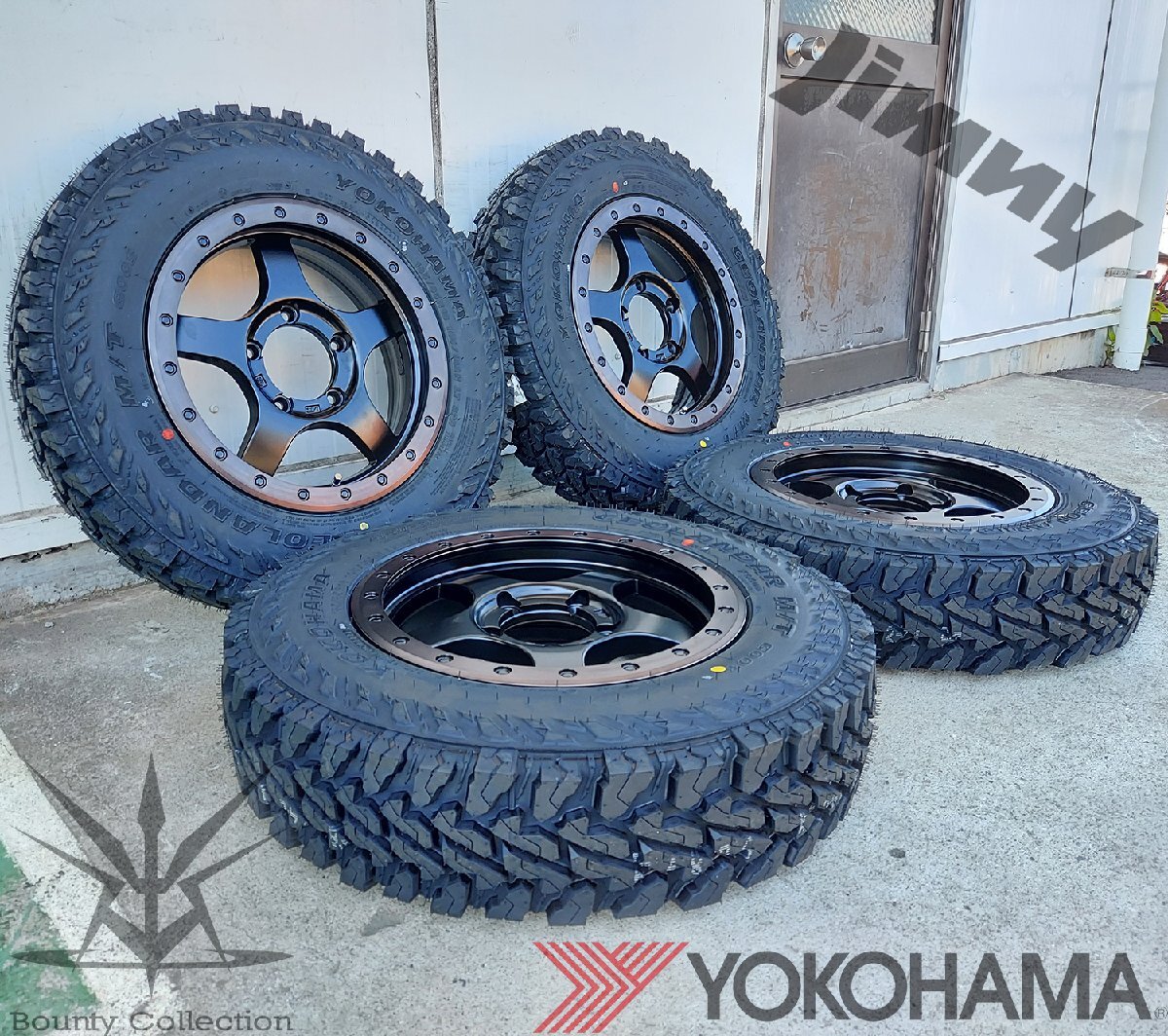 JB64 JB23 ジムニー専用 YOKOHAMA ジオランダー MT G003 175/80R16 185/85R16 195R16 6.50R16 7.00R16 16インチ タイヤホイールセット_画像4