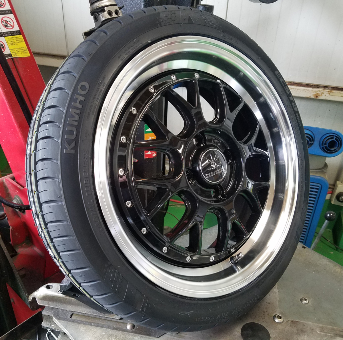 ハイゼットバン デッキバン エヴリィ キャリー BD00 16インチ クムホ HS51 タイヤホイールセット 165/40R16 165/45R16 165/50R16_画像6