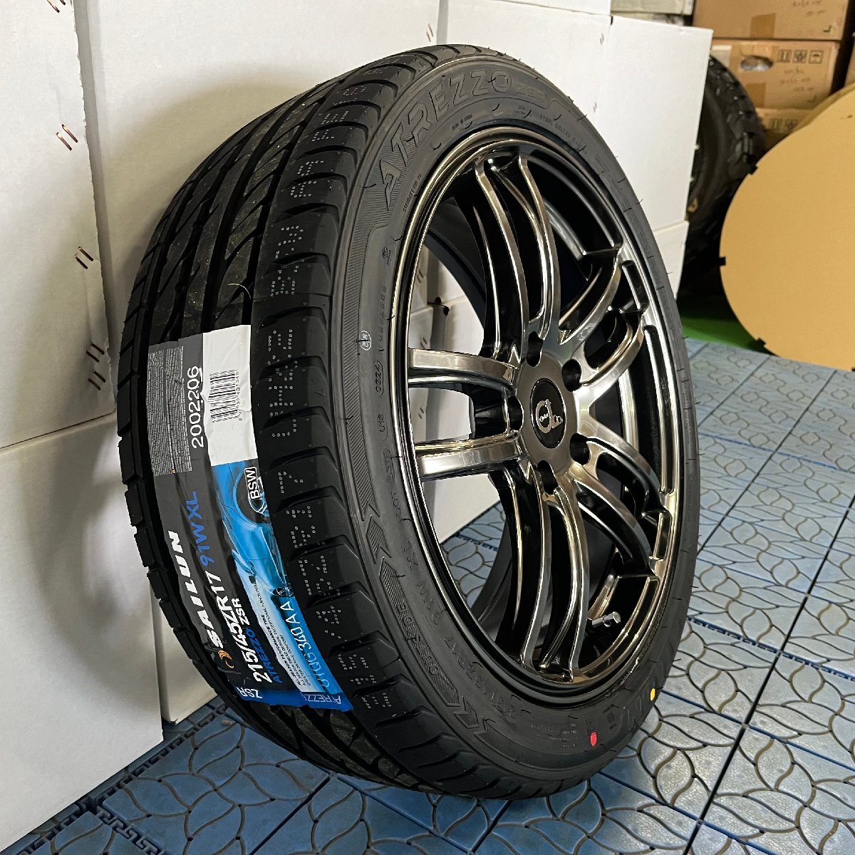 トヨタ カローラツーリング タイヤホイールセット 17インチ 特選タイヤ 215/45R17 4本セット Archst（アーチスト）新品 1台分 サマータイヤ_画像10