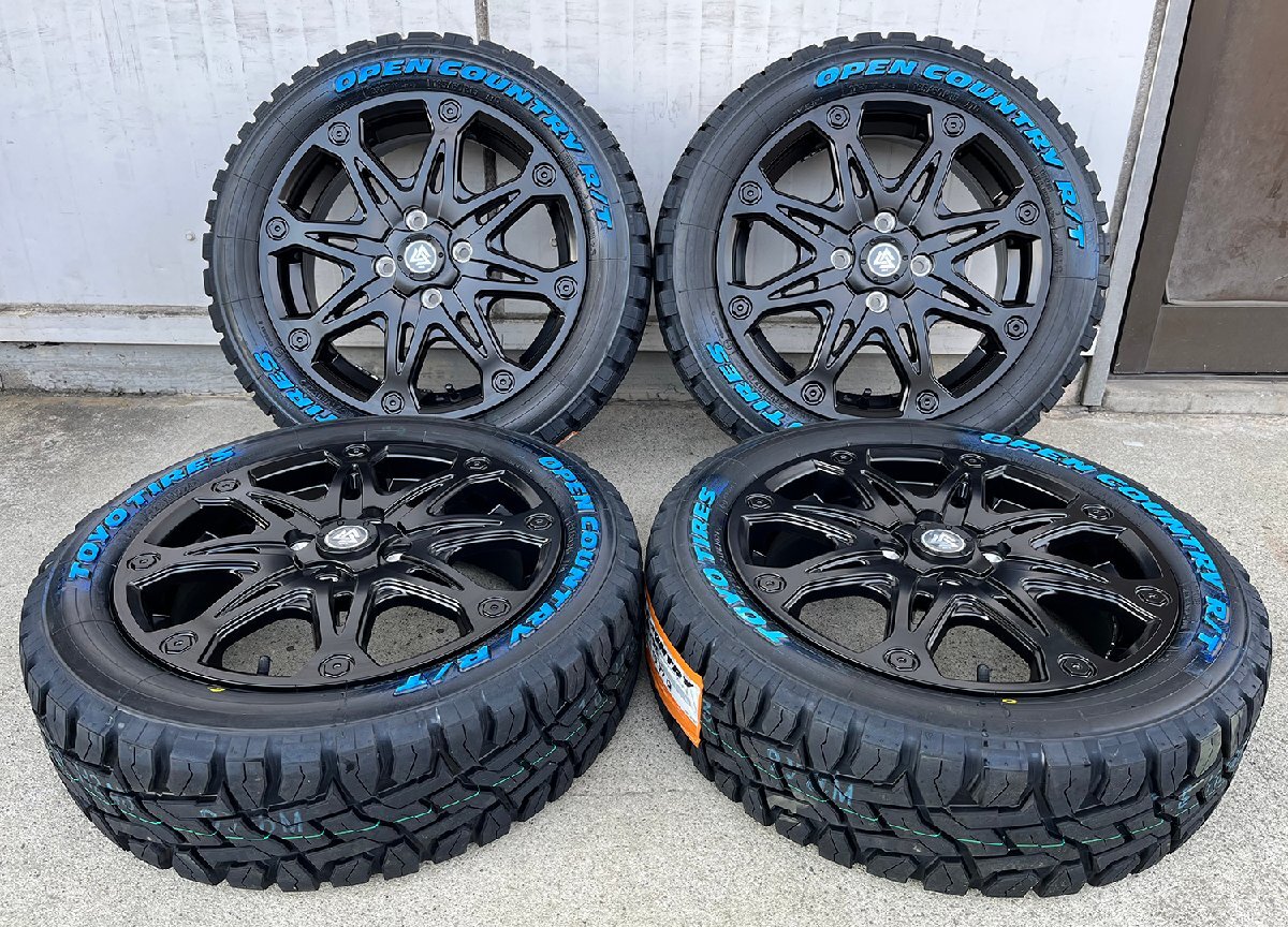 売れ筋商品！軽バン アトレーワゴン タイヤホイール 4本セット トーヨー オープンカントリーRT 165/60R15 15インチ MUD-X ホワイトレター_画像1