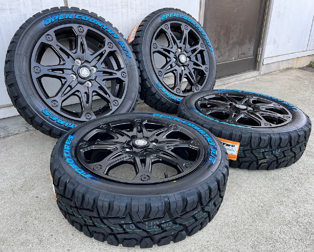 売れ筋商品！軽バン アトレーワゴン タイヤホイール 4本セット トーヨー オープンカントリーRT 165/60R15 15インチ MUD-X ホワイトレター_画像3